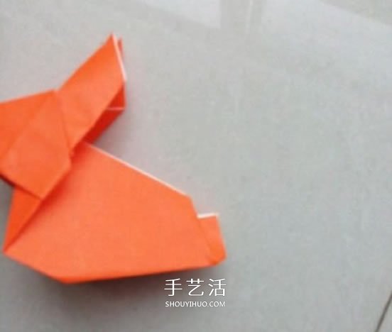 手工折紙兔子的圖解 怎么折兔子的方法步驟 -  www.rpnrmr.com