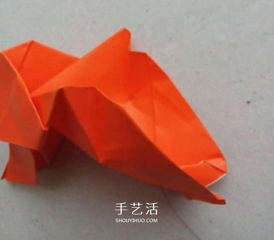 手工折紙兔子的圖解 怎么折兔子的方法步驟 -  www.rpnrmr.com