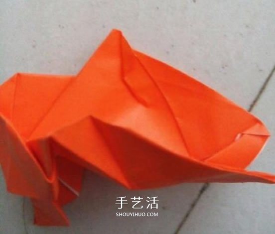手工折紙兔子的圖解 怎么折兔子的方法步驟 -  www.rpnrmr.com