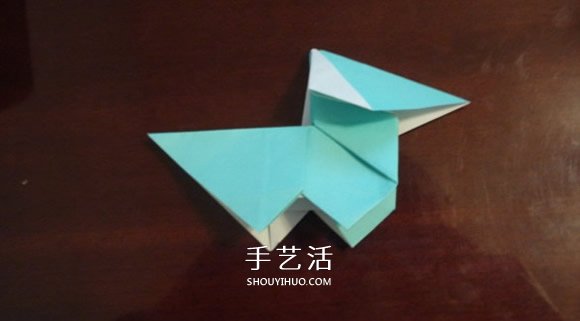小狗的折法圖解教程 可愛(ài)小狗的折疊方法 -  www.rpnrmr.com