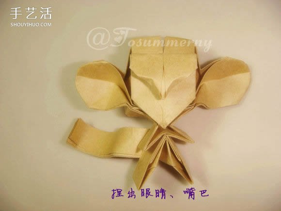 萌版孫悟空的折法圖解 折紙孫大圣的方法步驟 -  www.rpnrmr.com
