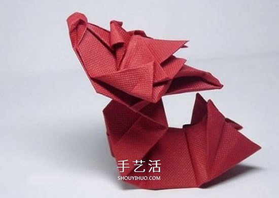 生肖龍的折紙方法圖解 Q版中國(guó)龍的折法步驟 -  www.rpnrmr.com