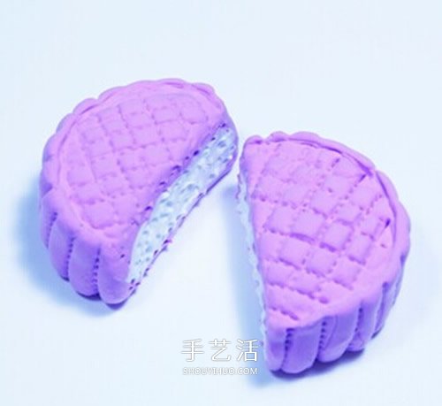 超輕粘土月餅的做法 中秋節(jié)粘土月餅手工制作 -  www.rpnrmr.com