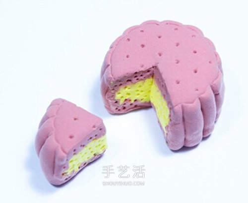 超輕粘土月餅的做法 中秋節(jié)粘土月餅手工制作 -  www.rpnrmr.com