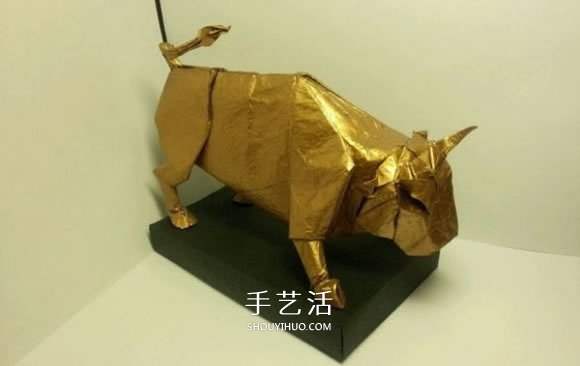 立體十二生肖牛的折法 逼真立體牛的折法圖解 -  www.rpnrmr.com