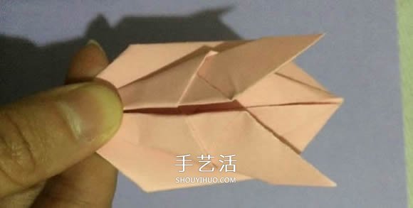 立體兔子的簡單折法 兒童手工折紙兔子圖解 -  www.rpnrmr.com