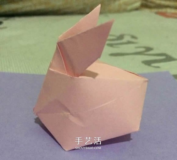 立體兔子的簡單折法 兒童手工折紙兔子圖解 -  www.rpnrmr.com