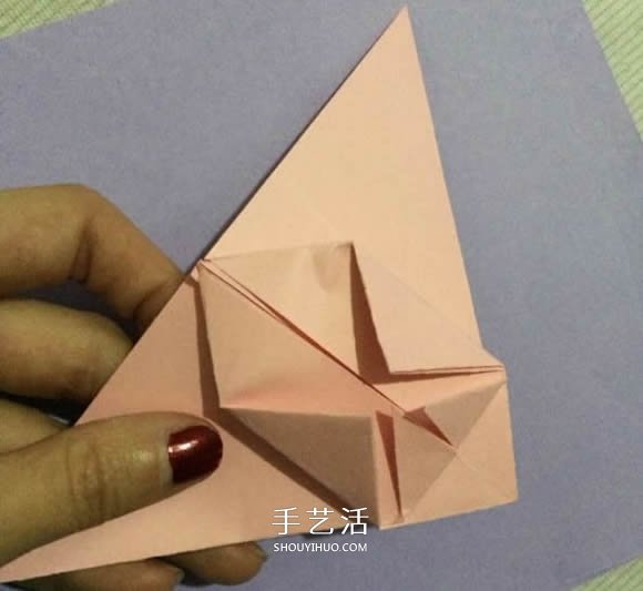 立體兔子的簡單折法 兒童手工折紙兔子圖解 -  www.rpnrmr.com
