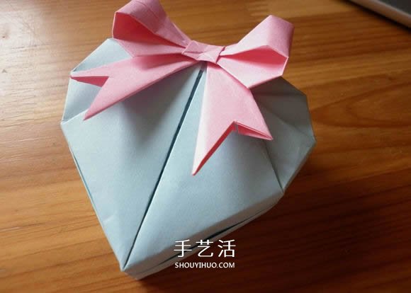 帶蓋子愛心盒子的折法 情人節(jié)愛心盒子折紙 -  www.rpnrmr.com