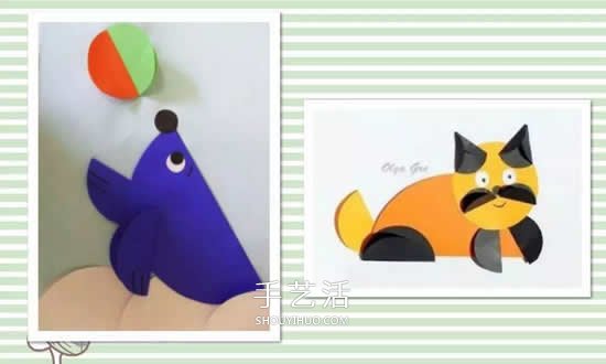 簡單又漂亮！卡紙手工制作小動物圖片大全 -  www.rpnrmr.com