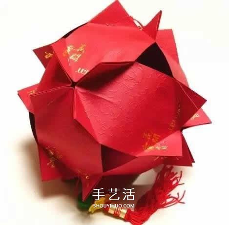 紅包燈籠的制作方法 怎么做紅包燈籠步驟圖解 -  www.rpnrmr.com