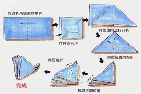 餐巾折大雁的方法圖解 簡單餐巾大雁的折法 -  www.rpnrmr.com