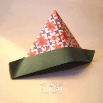 簡單又漂亮三角帽折紙 可愛三角帽的折法圖解 -  www.rpnrmr.com