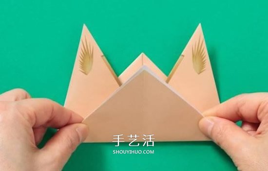 兔子手偶的折紙方法 簡易手偶兔的折法圖解 -  www.rpnrmr.com