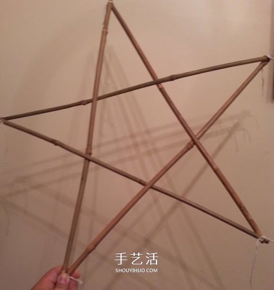 立體星星圣誕燈的做法 自制五角星圣誕燈圖解 -  www.rpnrmr.com