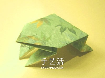 小青蛙的折疊方法圖解 會跳小青蛙怎么折教程 -  www.rpnrmr.com