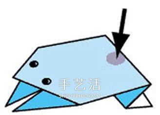 小青蛙的折疊方法圖解 會跳小青蛙怎么折教程 -  www.rpnrmr.com