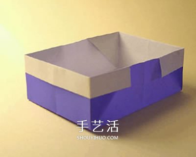 簡(jiǎn)易方形紙盒子的折疊方法 可以當(dāng)做垃圾盒用 -  www.rpnrmr.com