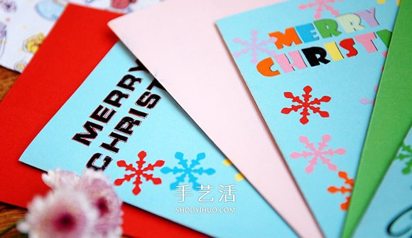DIY圣誕卡片制作教程 感受彩色流淌的小小美好 -  www.rpnrmr.com