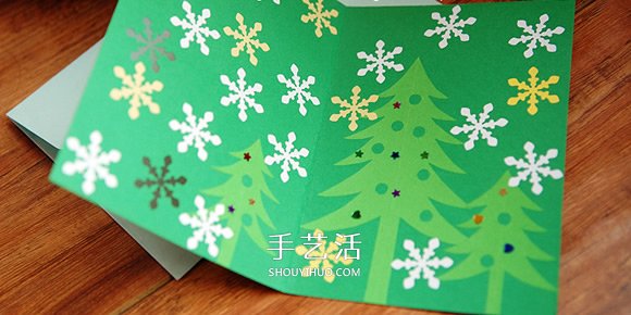 DIY圣誕卡片制作教程 感受彩色流淌的小小美好 -  www.rpnrmr.com