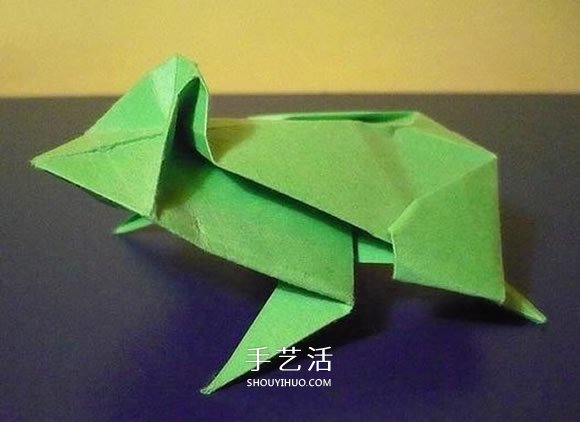 立體樹蛙的折法步驟 逼真樹蛙的折紙方法圖解 -  www.rpnrmr.com