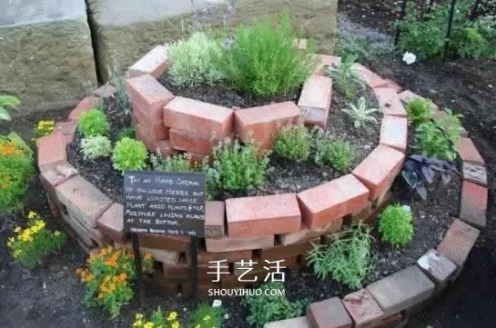 DIY螺旋花壇的方法 立體螺旋花壇的做法圖片 -  www.rpnrmr.com