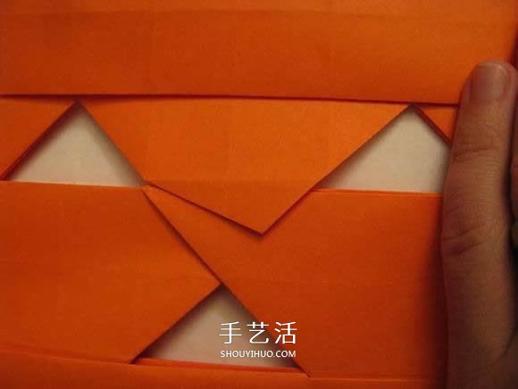 立體南瓜燈的折紙圖解 手工復(fù)雜南瓜燈的折法 -  www.rpnrmr.com