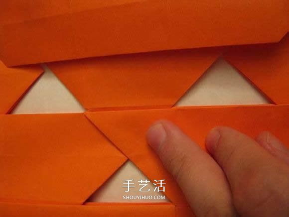 立體南瓜燈的折紙圖解 手工復(fù)雜南瓜燈的折法 -  www.rpnrmr.com