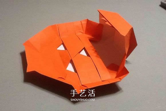 立體南瓜燈的折紙圖解 手工復(fù)雜南瓜燈的折法 -  www.rpnrmr.com