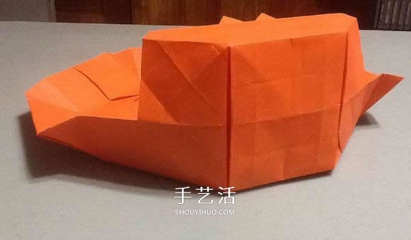 立體南瓜燈的折紙圖解 手工復(fù)雜南瓜燈的折法 -  www.rpnrmr.com