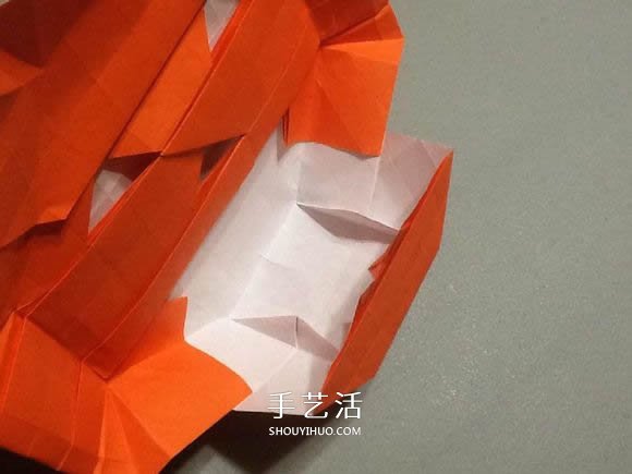 立體南瓜燈的折紙圖解 手工復(fù)雜南瓜燈的折法 -  www.rpnrmr.com