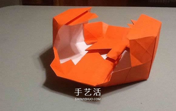 立體南瓜燈的折紙圖解 手工復(fù)雜南瓜燈的折法 -  www.rpnrmr.com