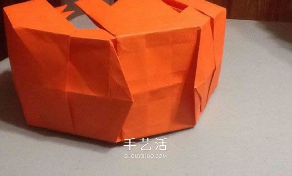 立體南瓜燈的折紙圖解 手工復(fù)雜南瓜燈的折法 -  www.rpnrmr.com