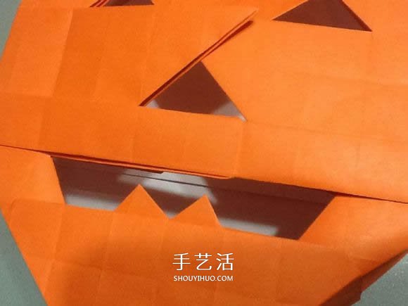 立體南瓜燈的折紙圖解 手工復(fù)雜南瓜燈的折法 -  www.rpnrmr.com