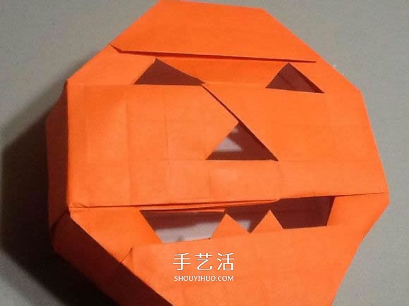 立體南瓜燈的折紙圖解 手工復(fù)雜南瓜燈的折法 -  www.rpnrmr.com