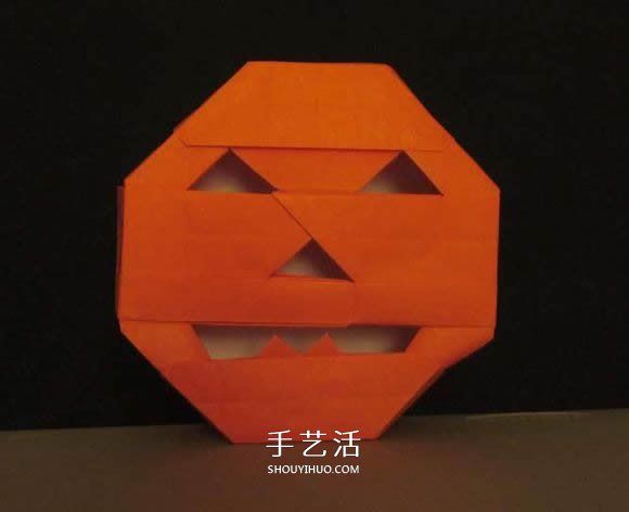 立體南瓜燈的折紙圖解 手工復(fù)雜南瓜燈的折法 -  www.rpnrmr.com