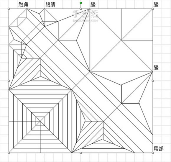 葉蟲的折紙方法圖解 如何折葉子蟲的步驟圖 -  www.rpnrmr.com