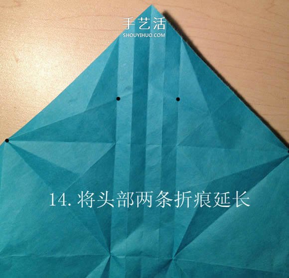 葉蟲的折紙方法圖解 如何折葉子蟲的步驟圖 -  www.rpnrmr.com