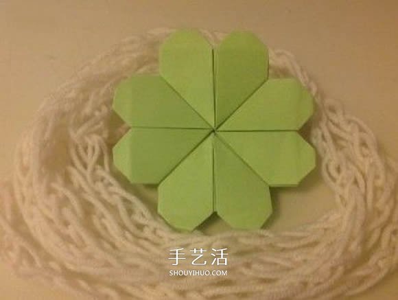 最簡(jiǎn)單四葉草的折法 幼兒折紙四葉草的教程 -  www.rpnrmr.com
