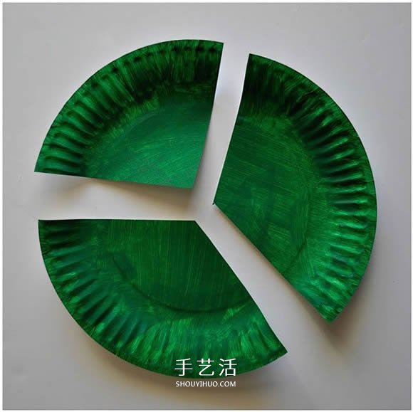 圣誕節(jié)餐盤圣誕樹(shù)做法 幼兒手工圣誕樹(shù)小制作 -  www.rpnrmr.com