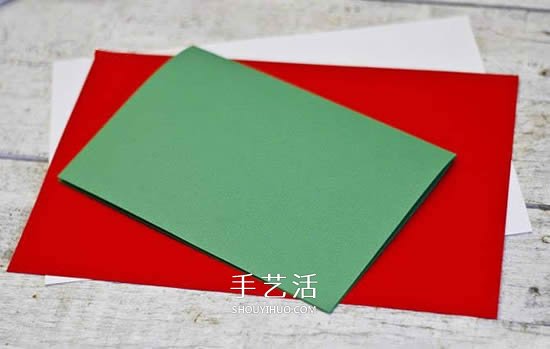 圣誕花環(huán)賀卡制作方法 簡單自制圣誕賀卡教程 -  www.rpnrmr.com