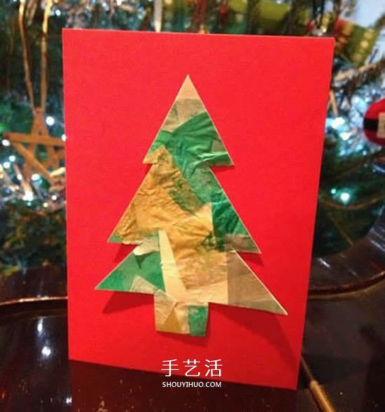 簡單又很有創(chuàng)意 手工圣誕樹賀卡的設(shè)計(jì)制作 -  www.rpnrmr.com