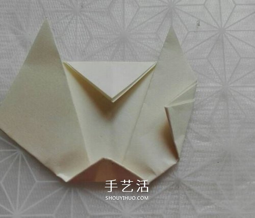 簡單Hello Kitty折紙 兒童折凱蒂貓的教程 -  www.rpnrmr.com