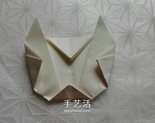 簡單Hello Kitty折紙 兒童折凱蒂貓的教程 -  www.rpnrmr.com
