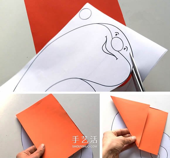 簡單的幽靈態(tài)圣誕老人掛飾手工制作教程 -  www.rpnrmr.com