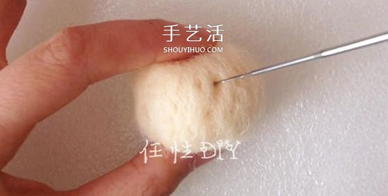 羊毛氈戳圓球的方法 最簡單的基礎(chǔ)教程圖解 -  www.rpnrmr.com