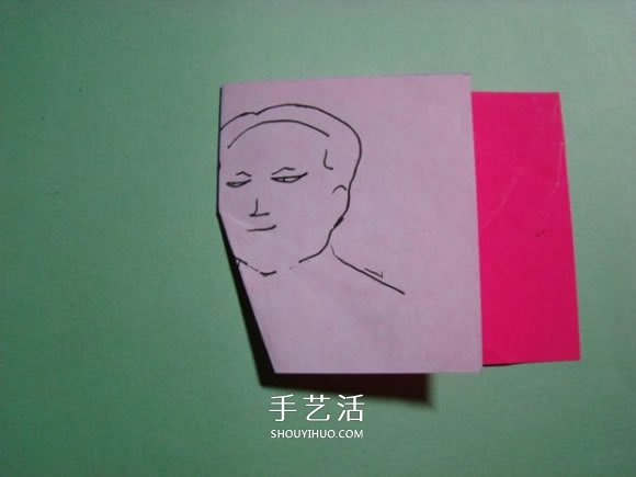 怎么折紙人物頭像圖解 戴帽子的人折法過程 -  www.rpnrmr.com