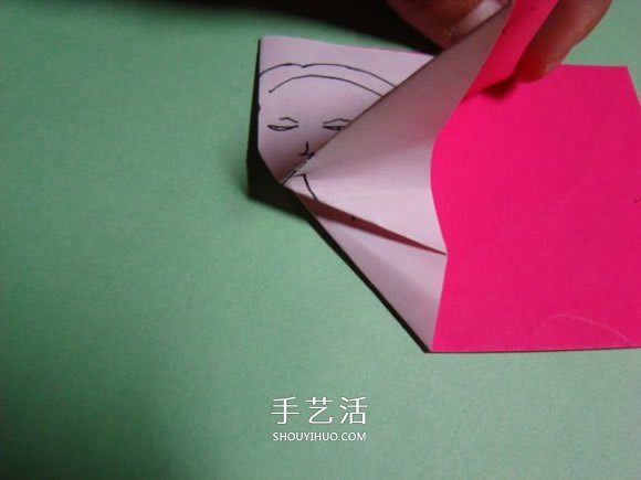 怎么折紙人物頭像圖解 戴帽子的人折法過程 -  www.rpnrmr.com