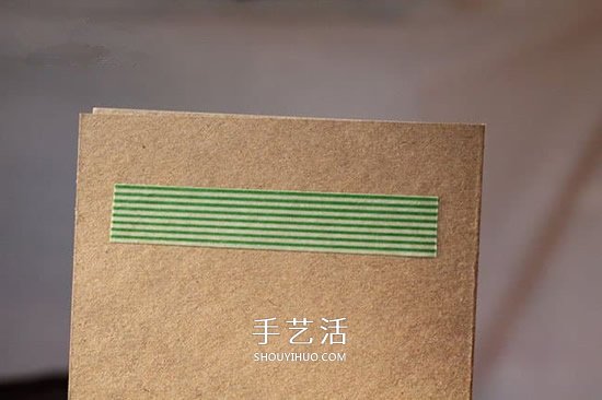 用膠帶紙貼出圣誕賀卡 最簡單圣誕節(jié)賀卡DIY -  www.rpnrmr.com