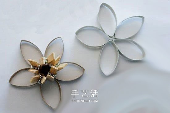 衛(wèi)生紙筒廢物利用 手工制作圣誕樹掛飾方法 -  www.rpnrmr.com